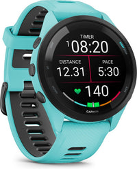 Garmin Forerunner 265 -urheilukello, turkoosi / musta