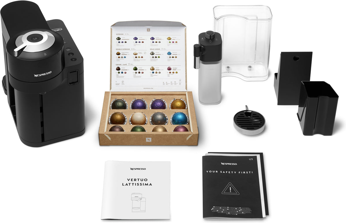Nespresso Vertuo Lattissima ENV300.B -kapselikahvikeitin, musta – kuva 6