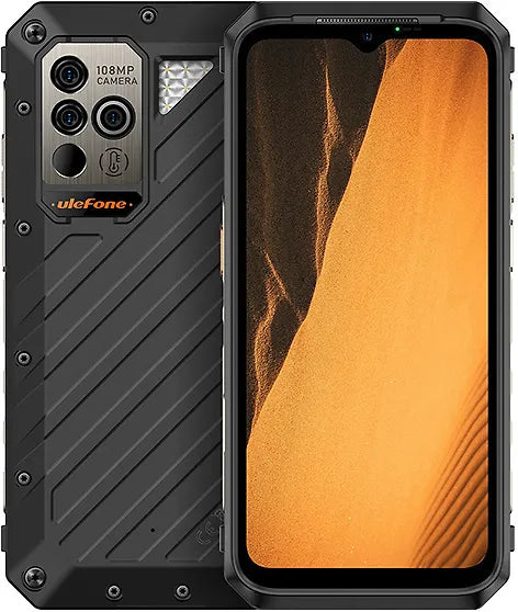 Ulefone Power Armor 19 -puhelin, 256/12 Gt, musta