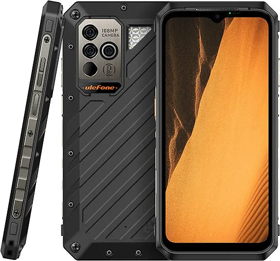 Ulefone Power Armor 19 -telefon, 256/12 Gb, svart