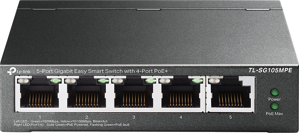 TP-LINK TL-SG105MPE -5-porttinen PoE kytkin – kuva 2