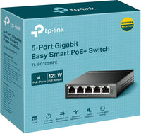 TP-LINK TL-SG105MPE -5-porttinen PoE kytkin – kuva 3