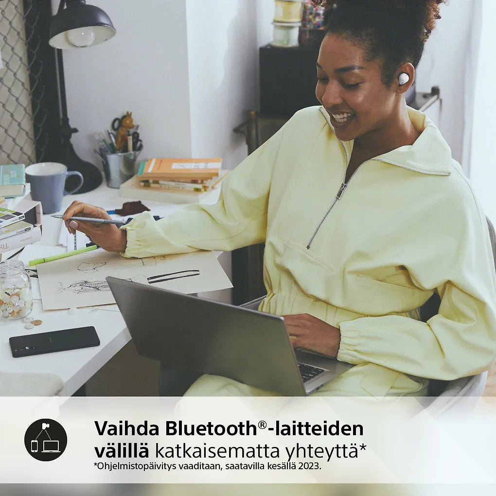 Sony WF-C700N vastamelunappikuulokkeet, valkoinen
