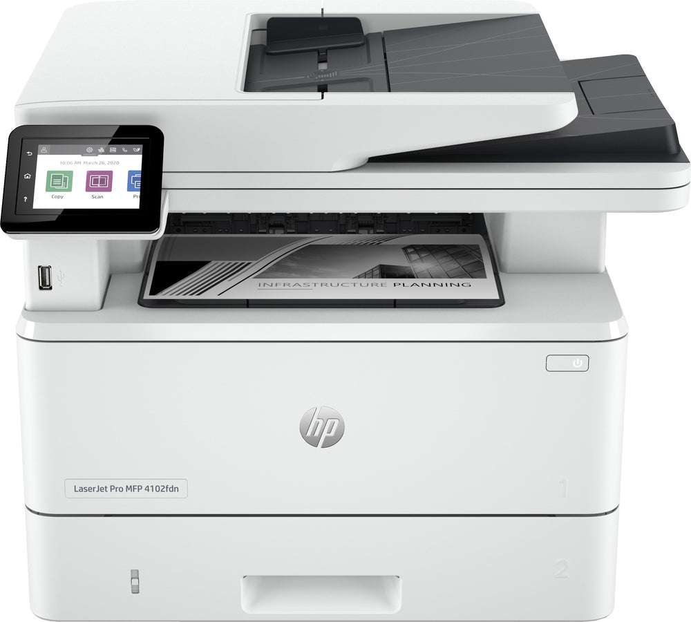 HP LaserJet Pro MFP 4102fdn -mustavalkomonitoimilaser – kuva 2