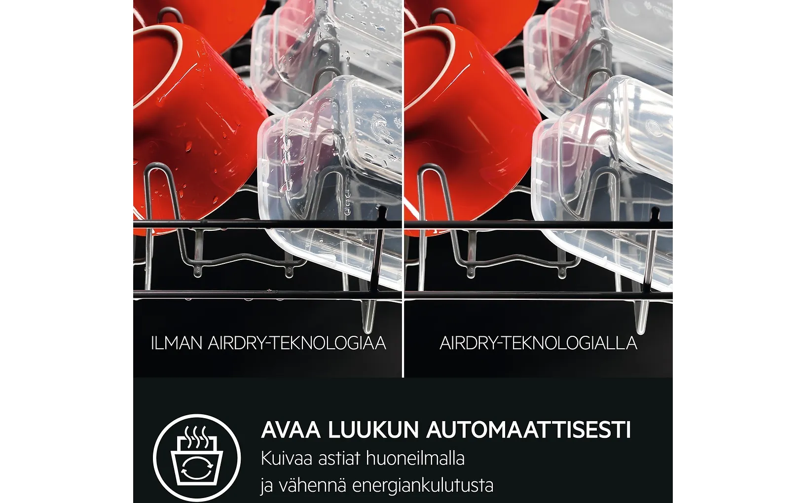 AEG FFB73507ZM diskmaskin i 7000-serien, stål