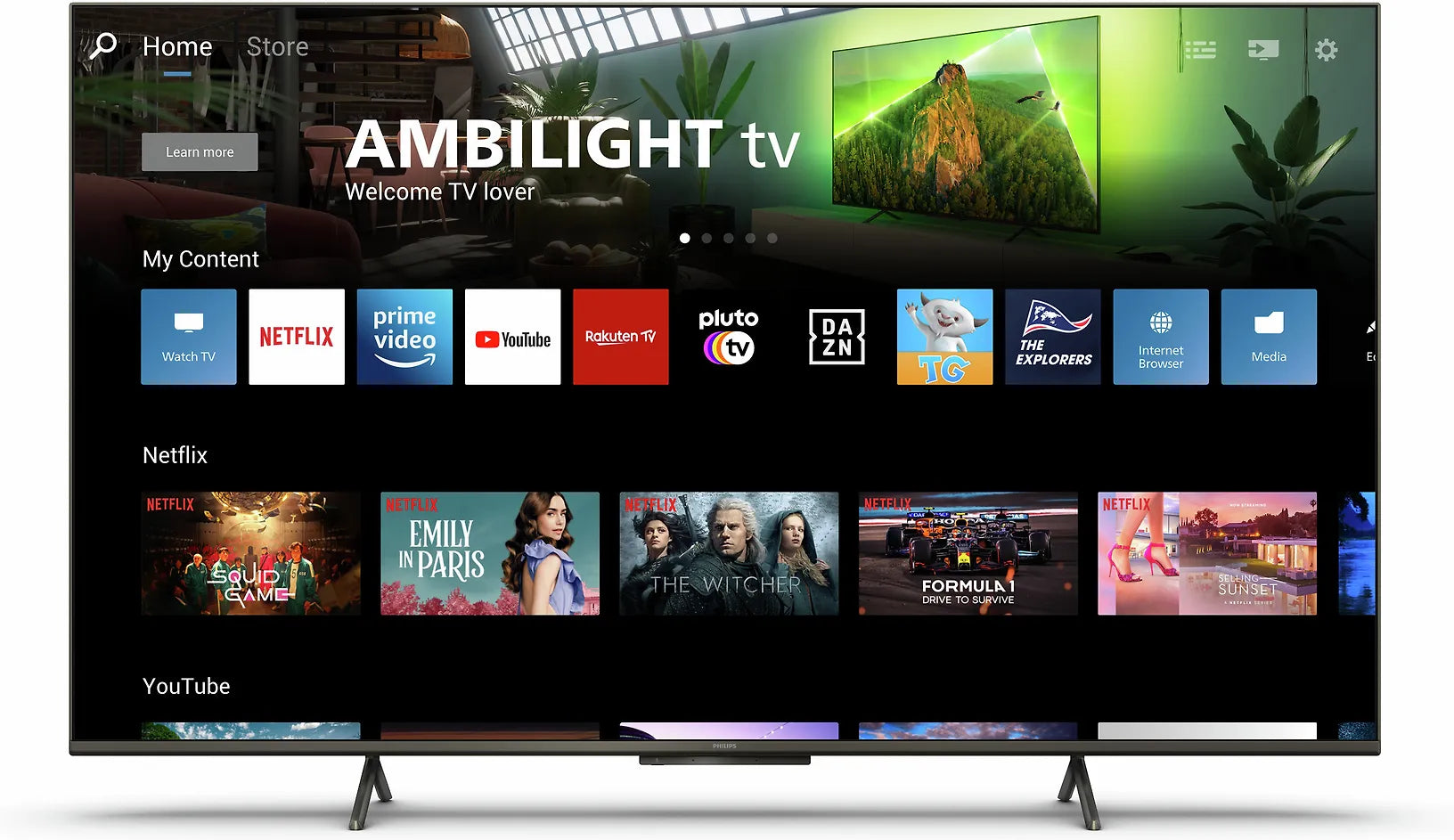 Philips PUS8108 50" 4K LED Ambilight TV
