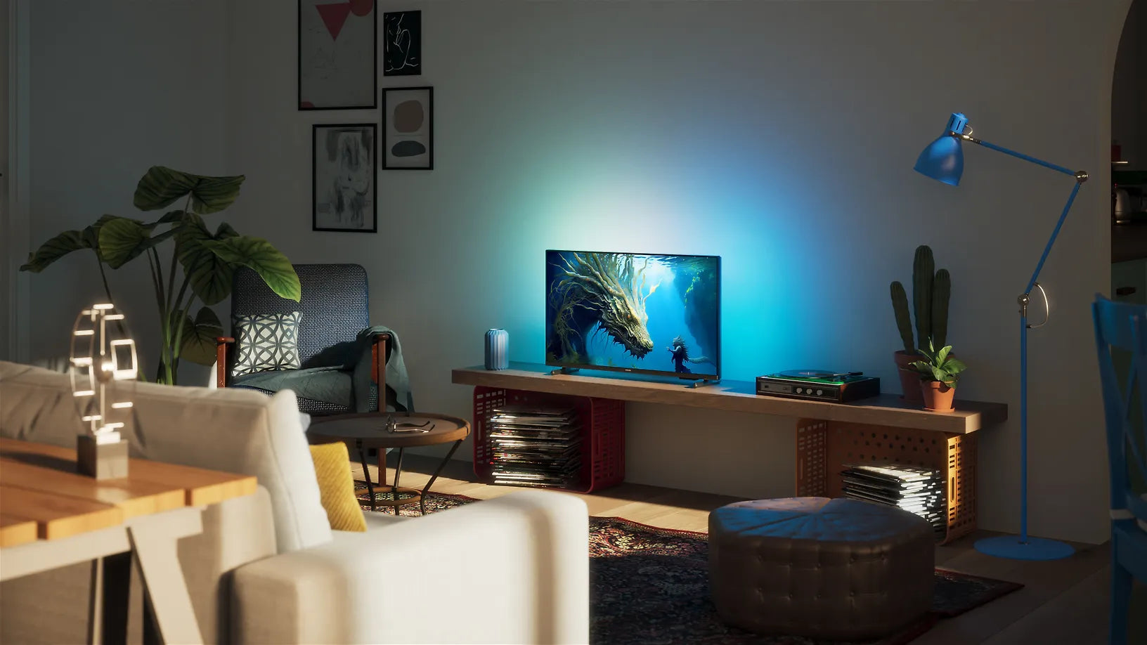 Philips PFS6908 32" Full HD LED Ambilight TV