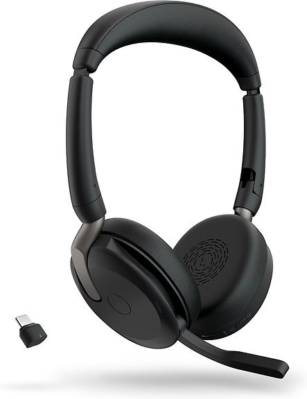 Jabra Evolve2 65 Flex LINK380C UC Stereo kuulokemikrofoni, musta