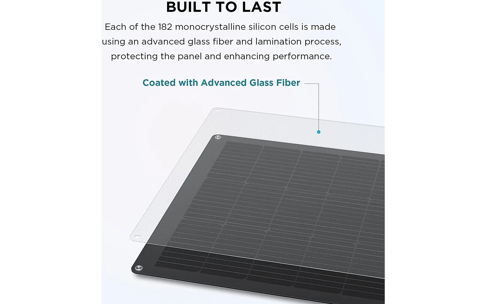 EcoFlow 100 W Flexible Solar Panel -flexibel solpanel