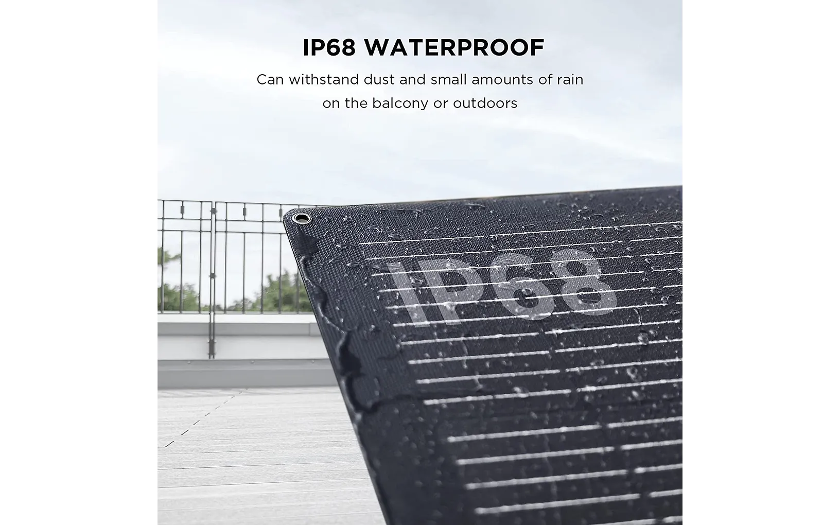 EcoFlow 100 W Flexible Solar Panel -flexibel solpanel
