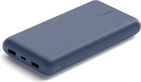 Belkin Power Bank 20K -varavirtalähde, 20 000 mAh, sininen