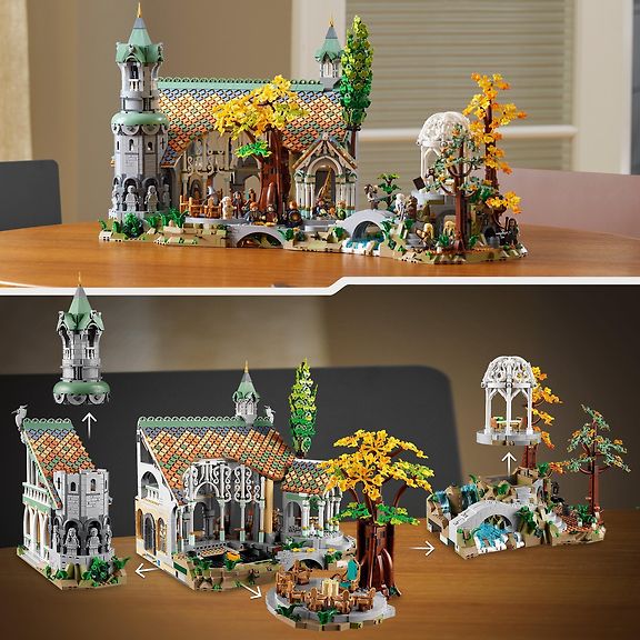 LEGO Lord of the Rings 10316 - TARU SORMUSTEN HERRASTA: RIVENDELL™ – kuva 5