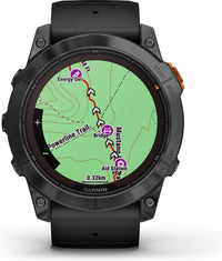 Garmin fenix 7X Pro Solar -urheilukello, 51 mm, musta