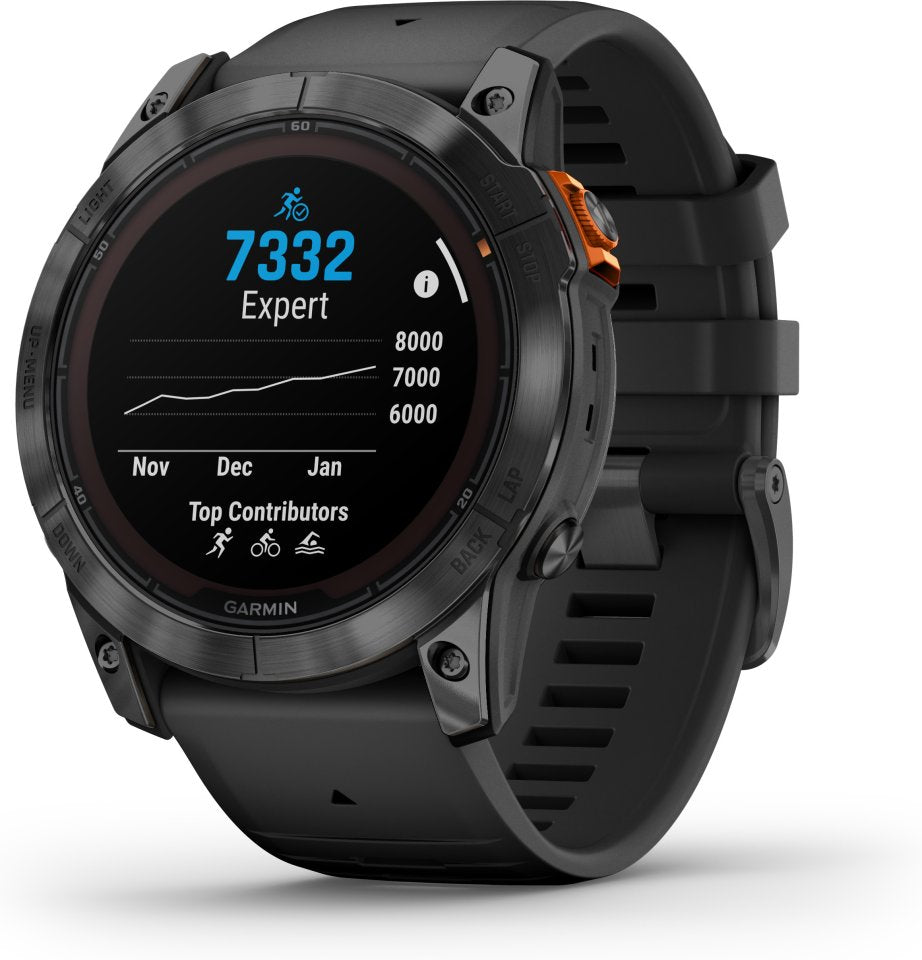Garmin fenix 7X Pro Solar -urheilukello, 51 mm, musta