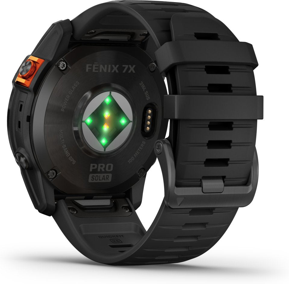 Garmin fenix 7X Pro Solar -urheilukello, 51 mm, musta