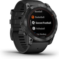 Garmin fenix 7X Pro Solar -urheilukello, 51 mm, musta