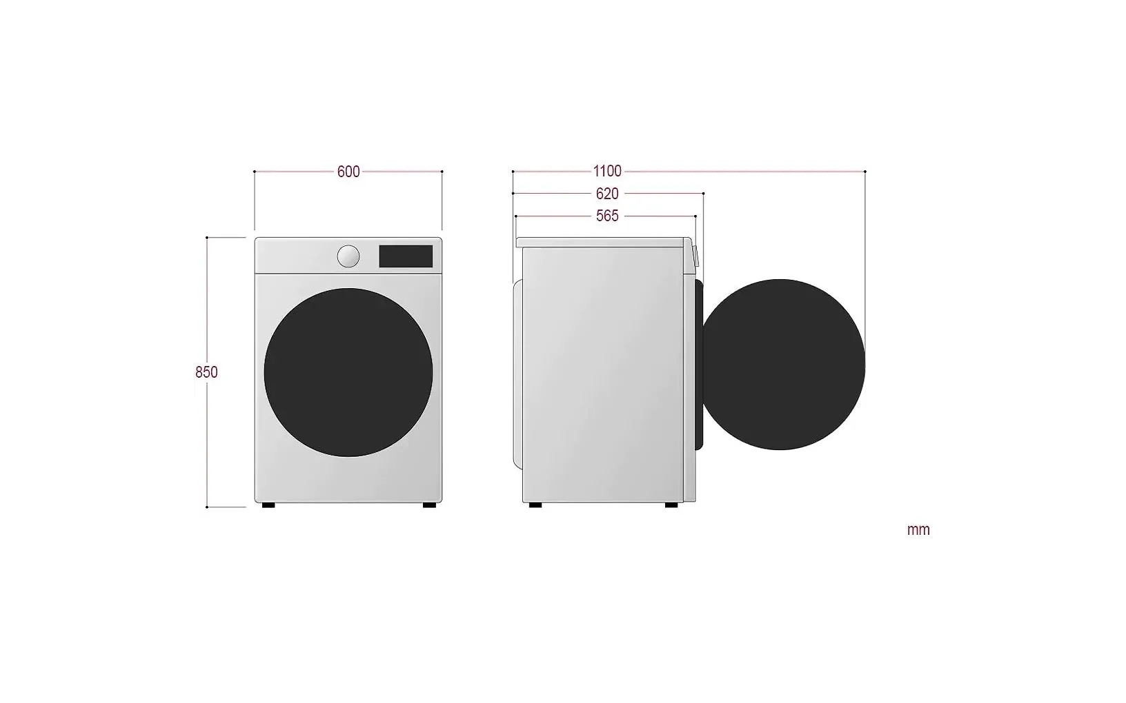 LG F4Y5VYP1W pyykinpesukone