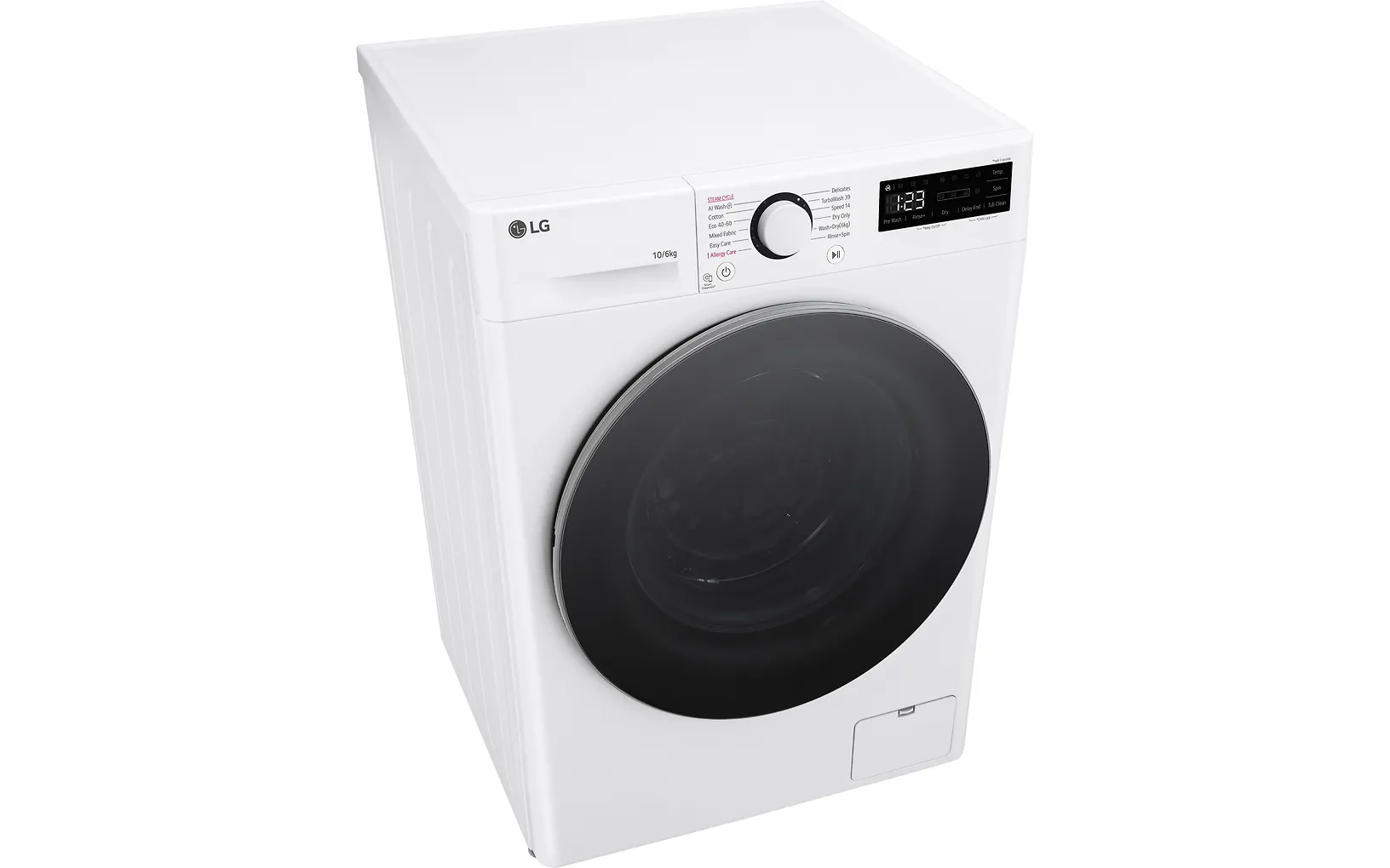 LG F4Y5RRP1WY tvättmaskin med torktumlare