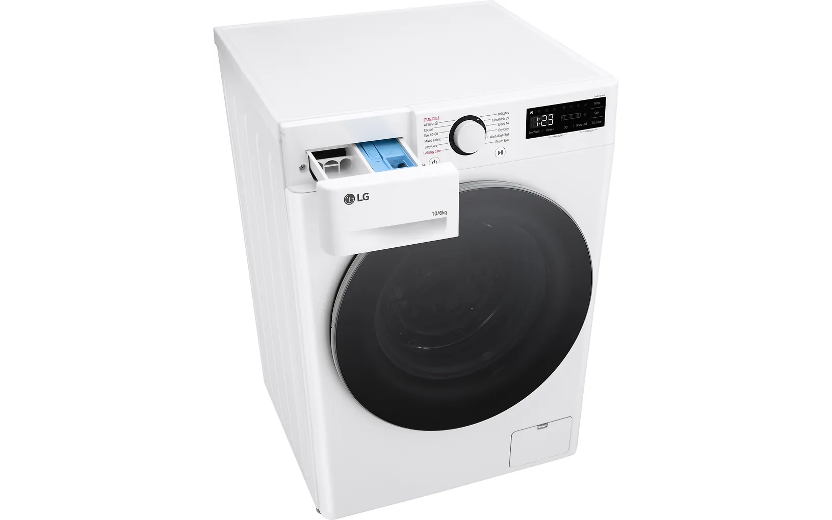 LG F4Y5RRP1WY tvättmaskin med torktumlare