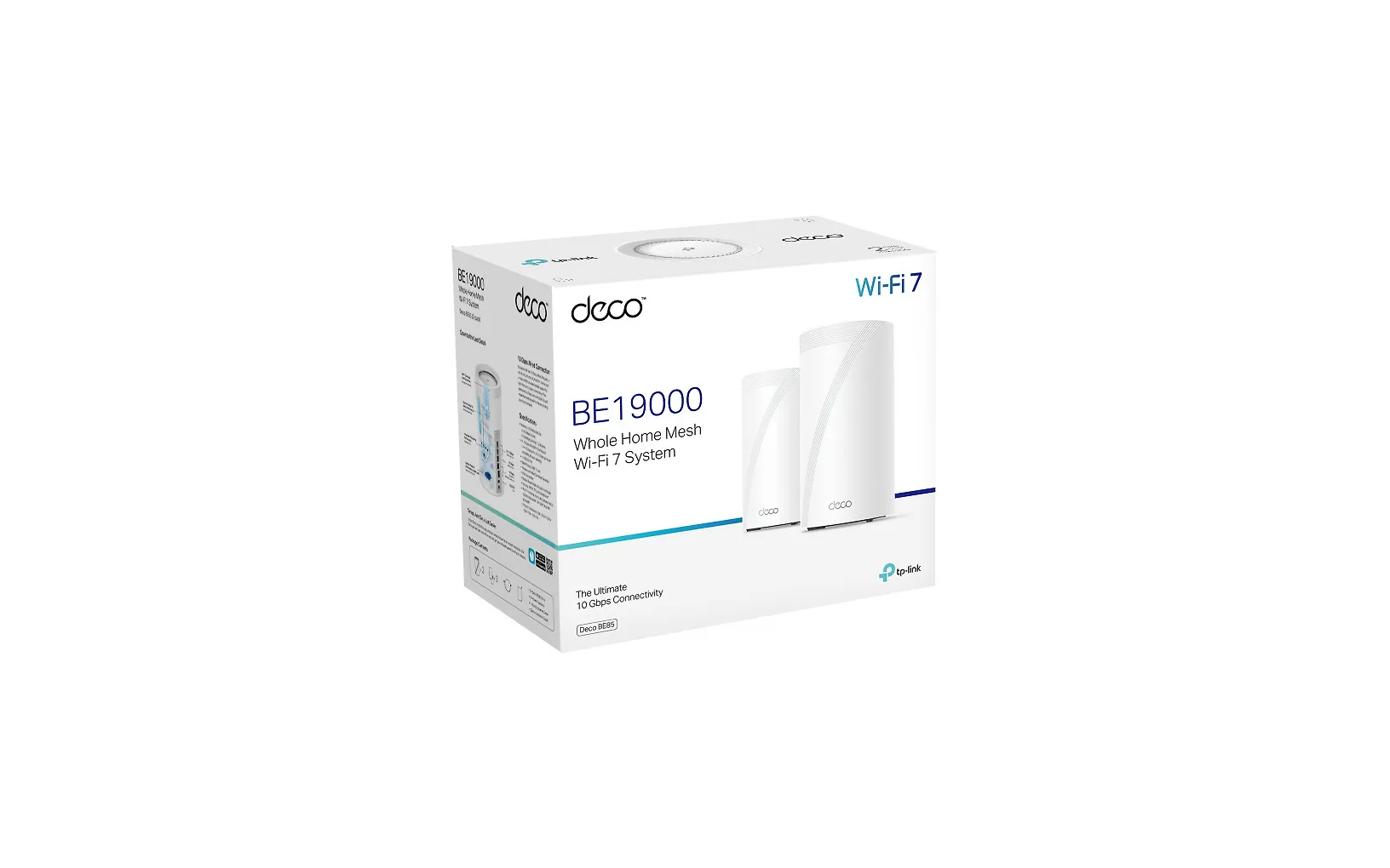 TP-LINK Deco BE85 Tri-Band WiFi 7 -Mesh-järjestelmä, 2-pack