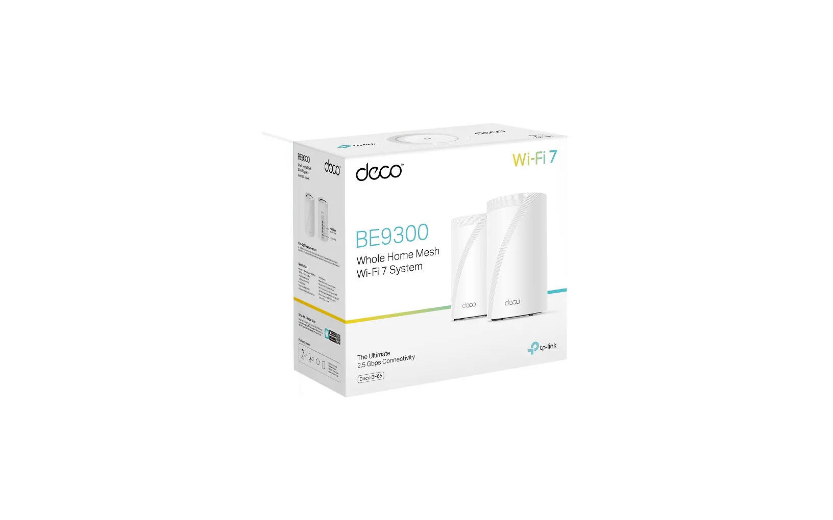 TP-LINK Deco BE65 Tri-Band WiFi 7 Mesh-system, 2-pack