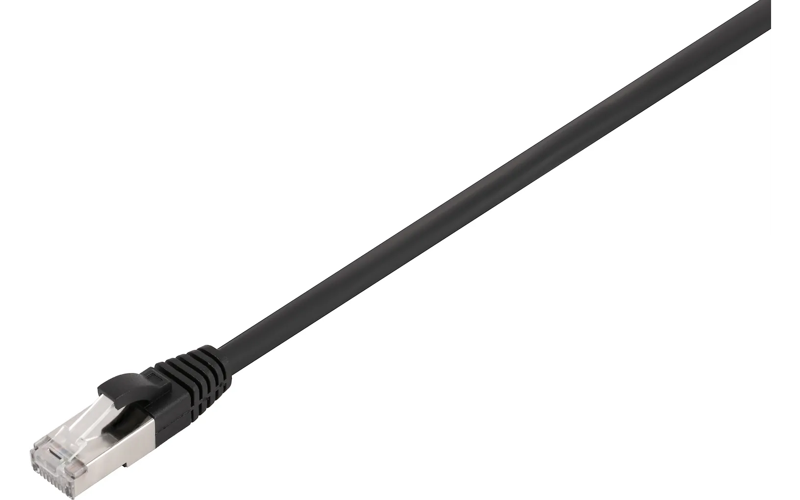 Fuj:tech CAT6A S/FTP -verkkokaapeli, 0.25 m, musta