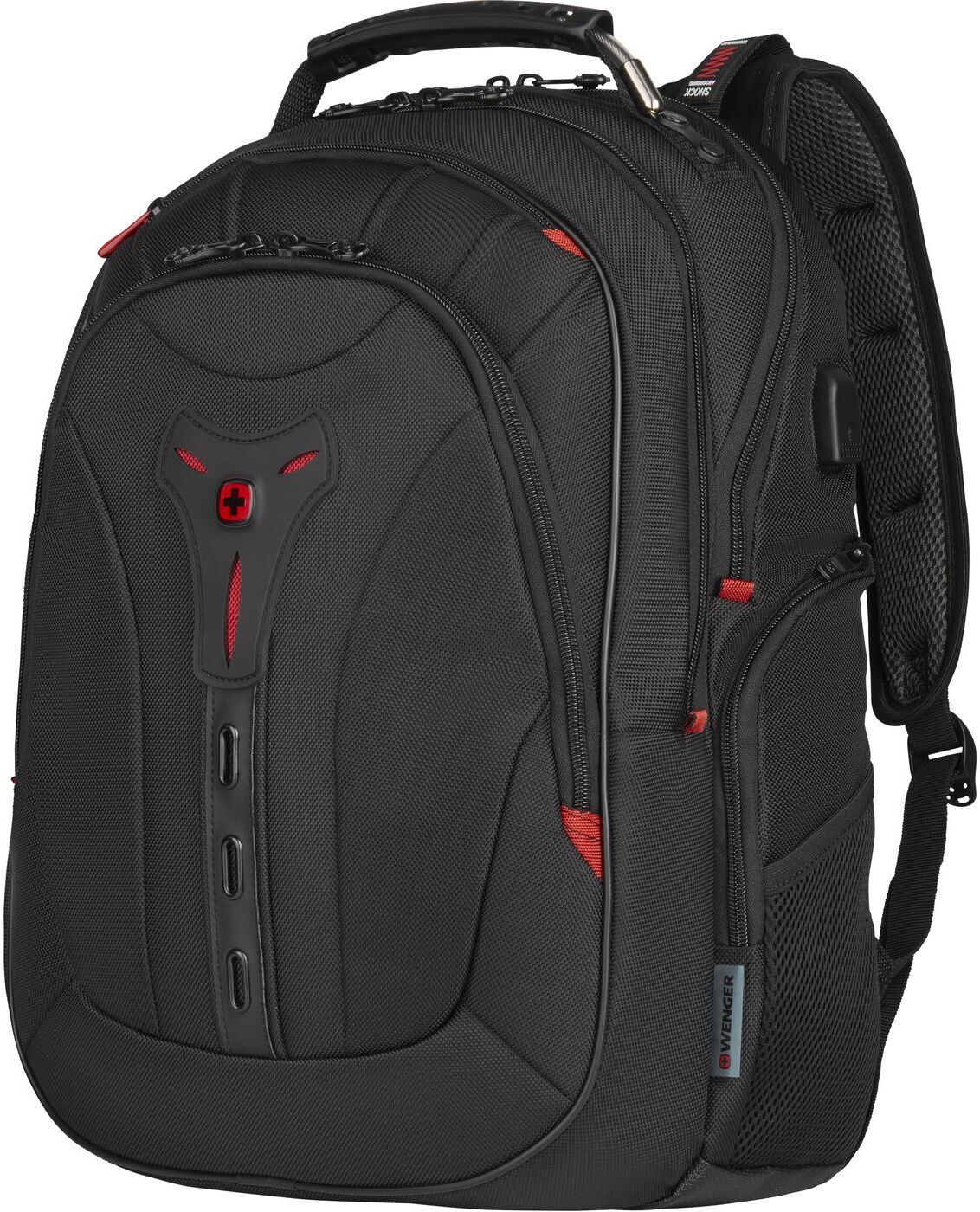 Wenger Pegasus Deluxe -reppu 16" kannettavalle tietokoneelle, musta