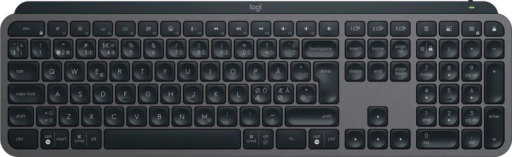 Logitech MX Keys S -näppäimistö, grafiitinharmaa – kuva 1