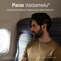 Sony WF-1000XM5 langattomat vastamelunappikuulokkeet, musta – kuva 4