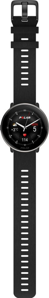 Polar Ignite 3 Titanium -urheilukello, musta