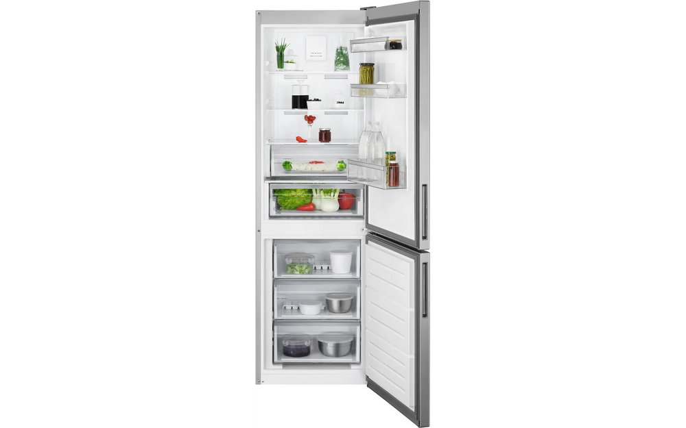 AEG RCB632E9MU 6000-serien kyl- och frysskåp, stål