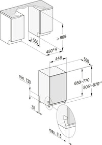 Miele G 5590 SCVi astianpesukone, integroitava – kuva 4