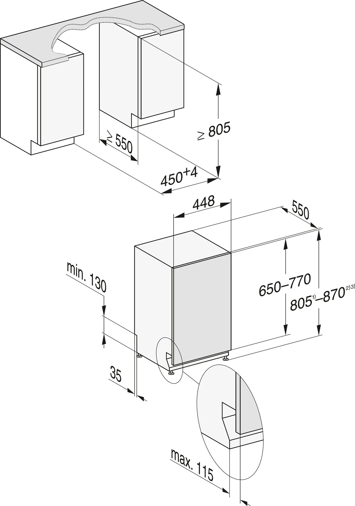 Miele G 5590 SCVi astianpesukone, integroitava – kuva 4