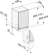 Miele G 5590 SCVi astianpesukone, integroitava – kuva 5