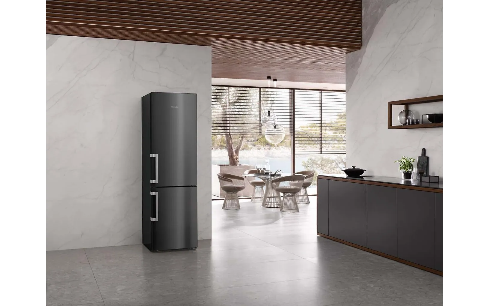 Miele KFN 4795 CD jääkaappipakastin, musta, 2m
