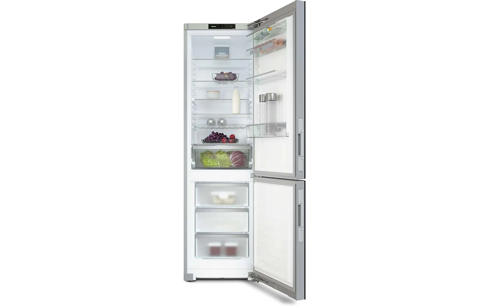 Miele KFN 4795 CD jääkaappipakastin, musta liitutaulu, 2m