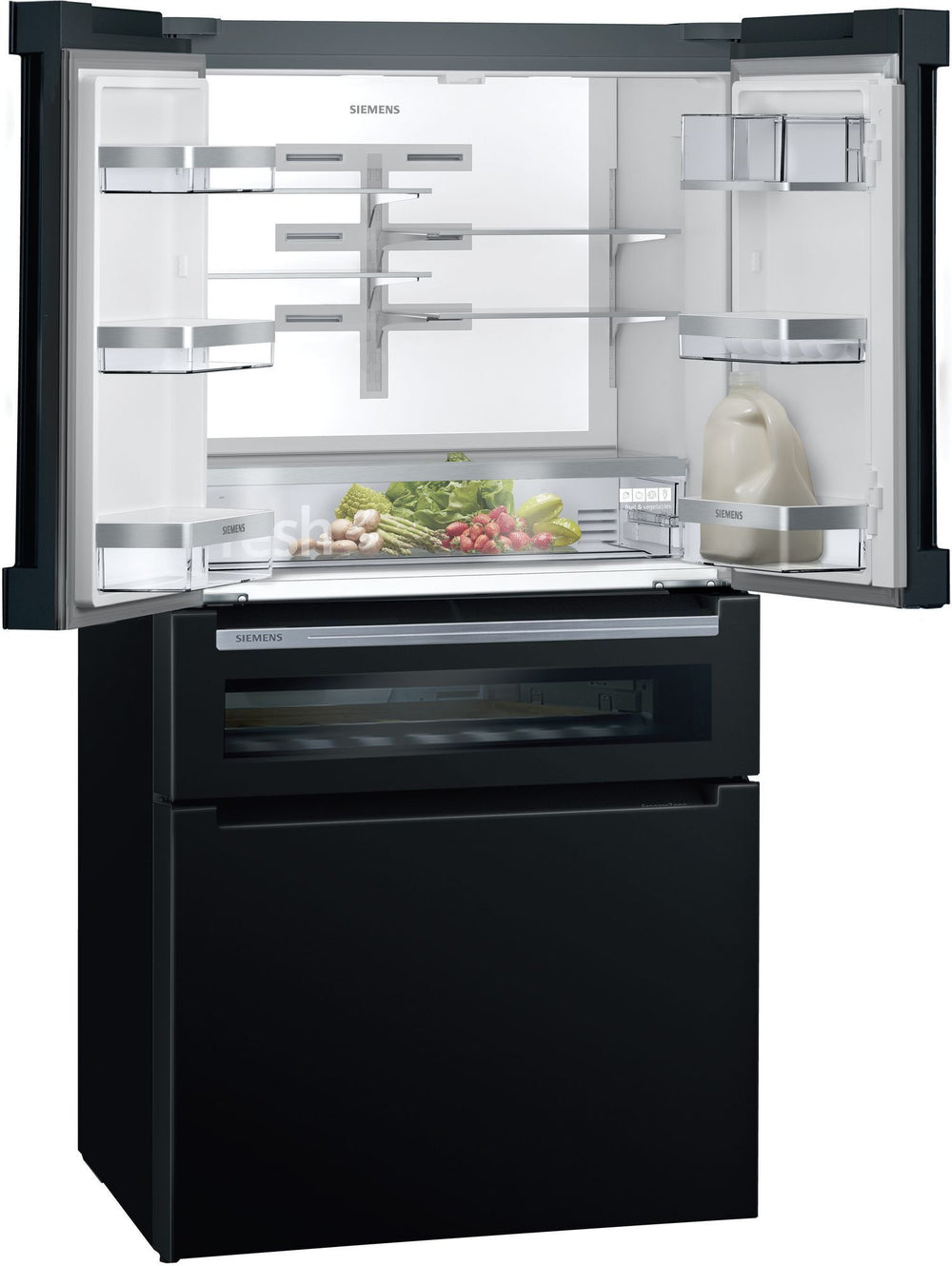 Siemens KF96RSBEA iQ700 French Door Side By Side, musta – kuva 2