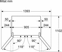 Siemens KF96RSBEA iQ700 French Door Side By Side, musta – kuva 9