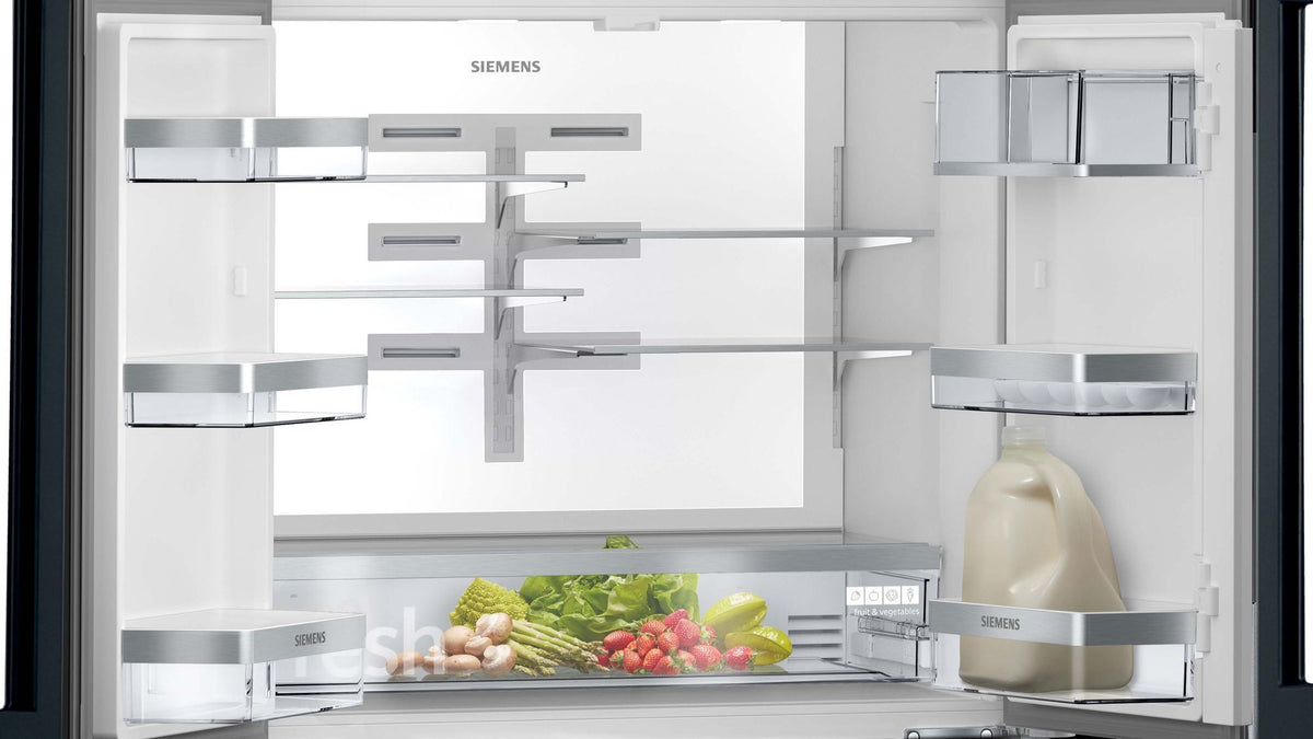 Siemens KF96RSBEA iQ700 French Door Side By Side, musta – kuva 4