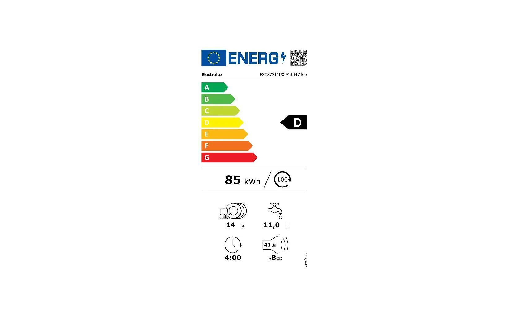 Electrolux 900 ComfortLift astianpesukone, teräs (ESC87311UX)