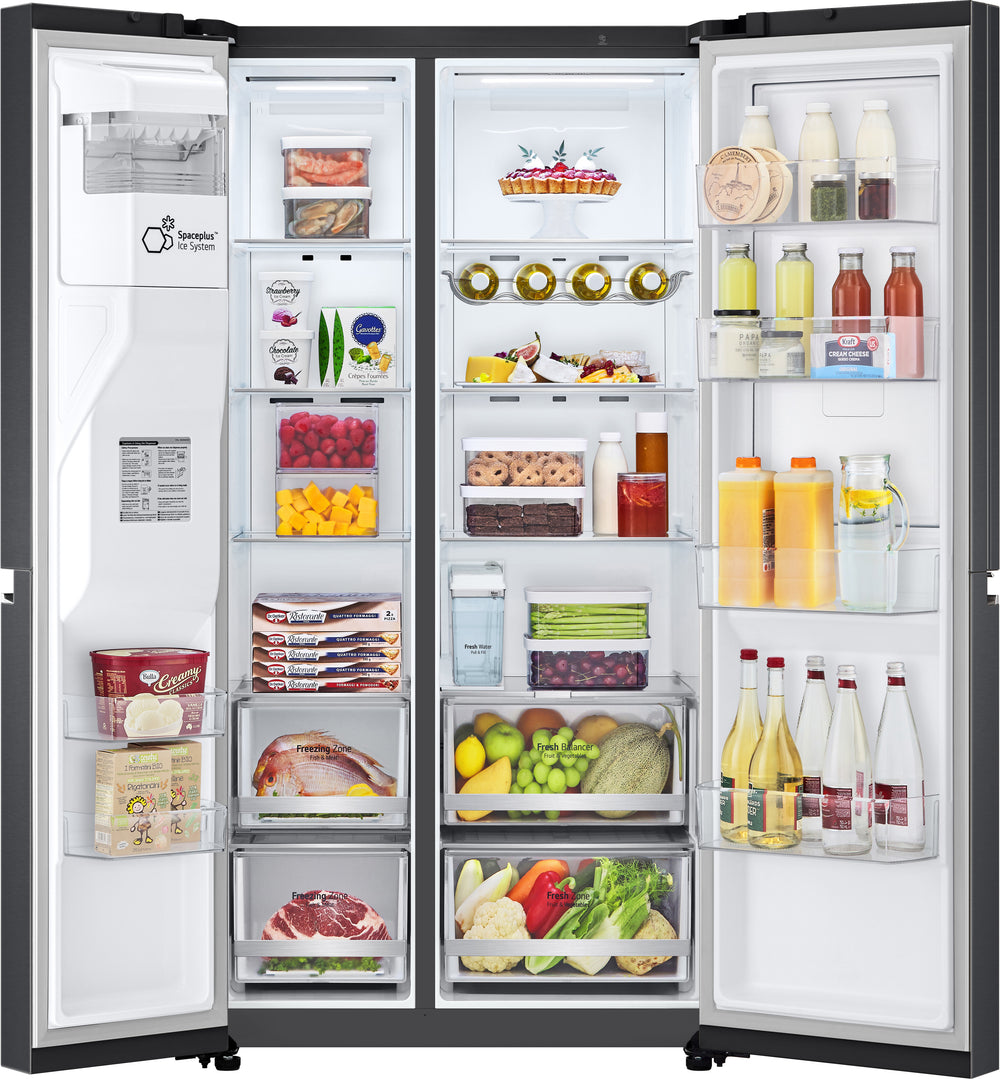 LG GSJV71MCLE Side By Side, musta – kuva 2