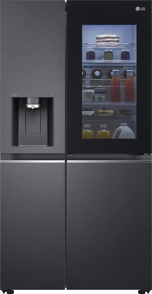 LG GSXV91MCAE Side By Side, svart stål