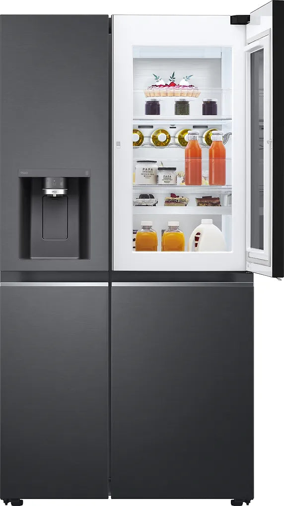 LG GSXV91MCAE Side By Side, svart stål