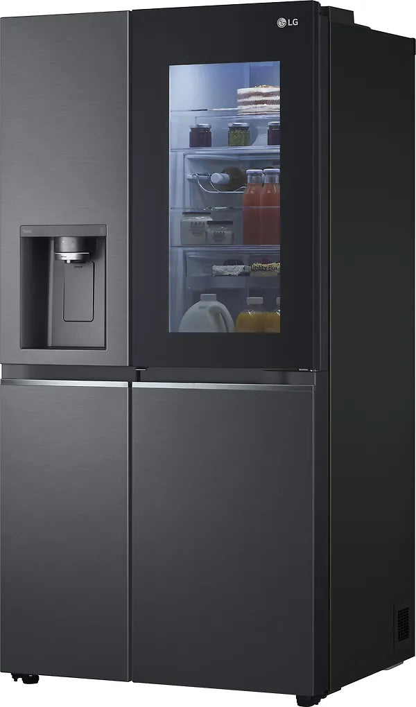 LG GSXV91MCAE Side By Side, svart stål
