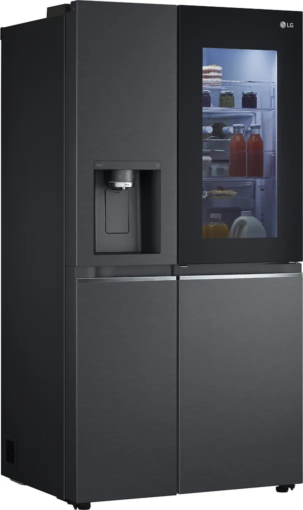 LG GSXV91MCAE Side By Side, svart stål