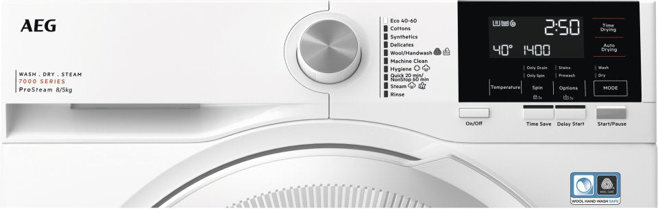 AEG LWR722O84G 7000-sarjan kuivaava pesukone