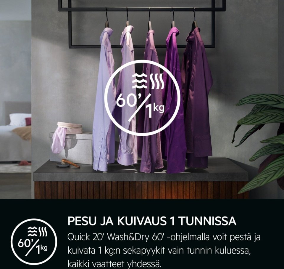 AEG LWR7249969 7000-sarjan kuivaava pesukone