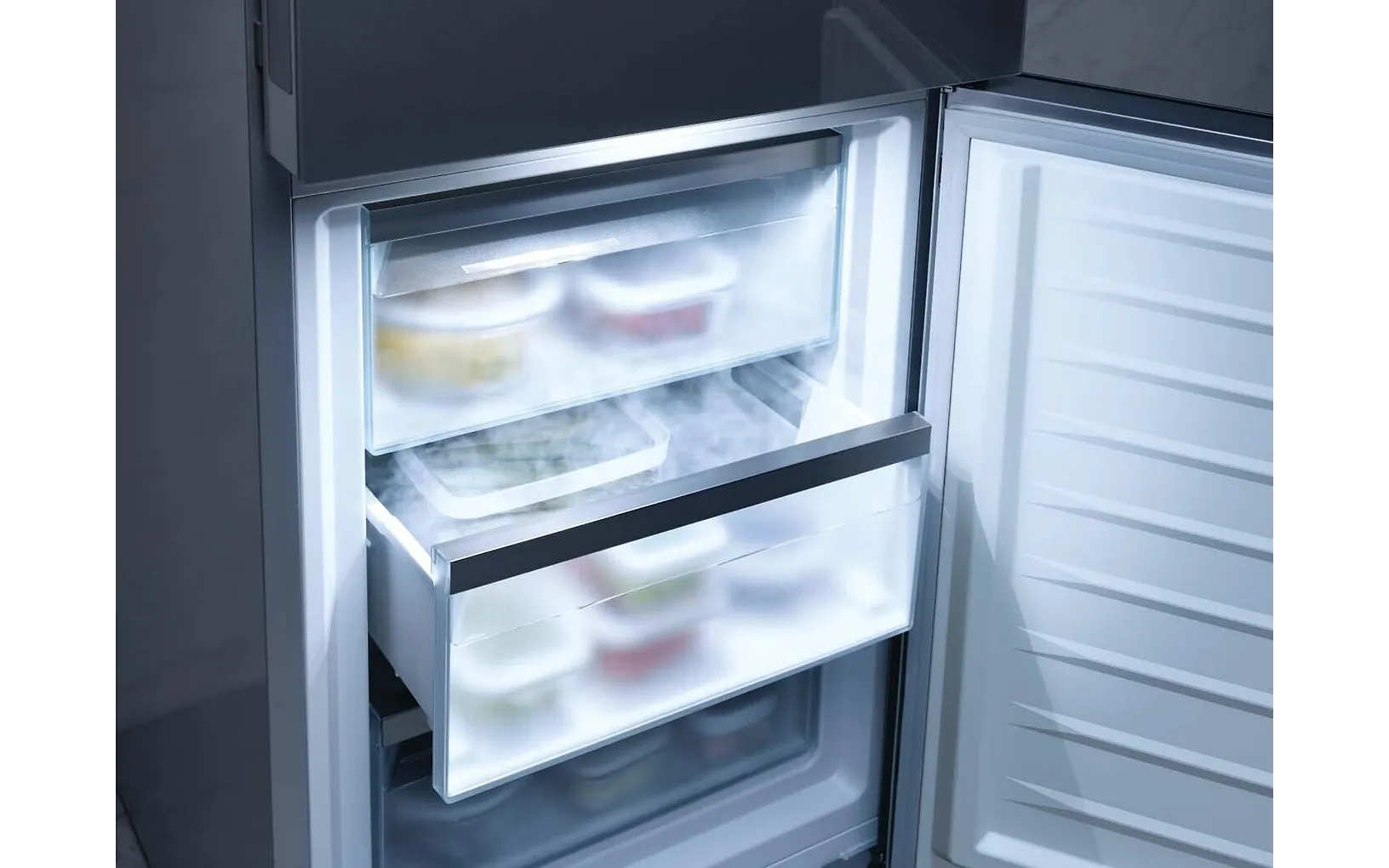 Miele KFN 4898 AD jääkaappipakastin, musta teräs, 2m