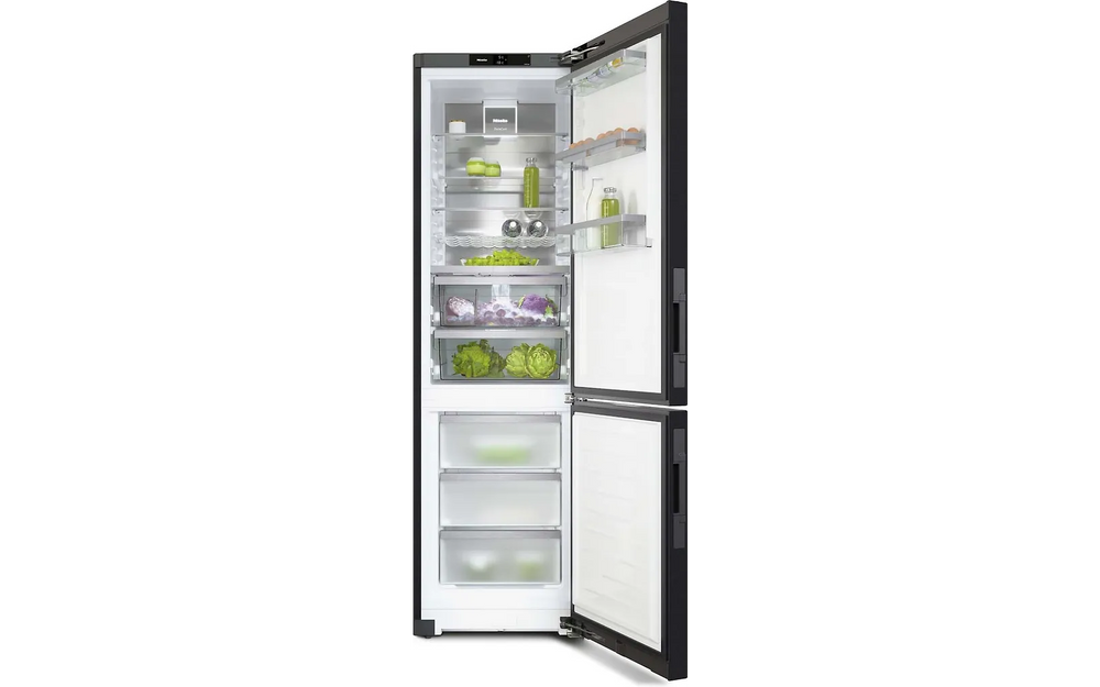 Miele KFN 4898 AD jääkaappipakastin, musta teräs, 2m