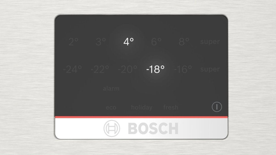 Bosch KGN39AIBT Serie 6, Jääkaappipakastin, teräs